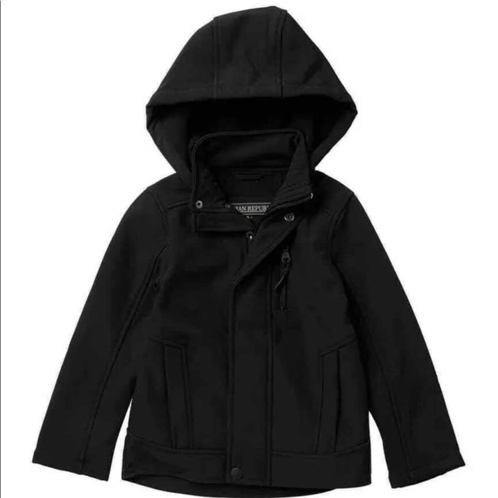 Urban Republic Black Hooded Kids Jacket